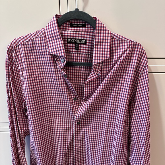 Men’s Express Dress Shirt Medium - Picture 1 of 3